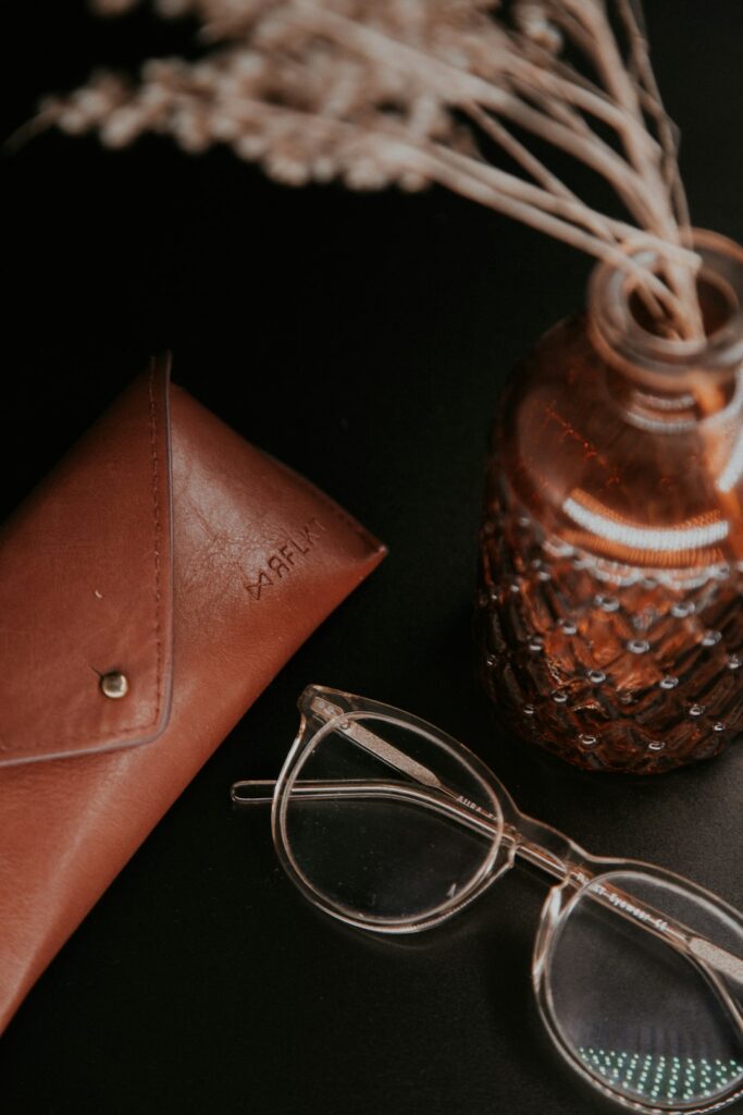 Leather glasses cases